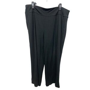 J.Jill Wearever Collection Seamless Full-Leg Black Pants XL Petite